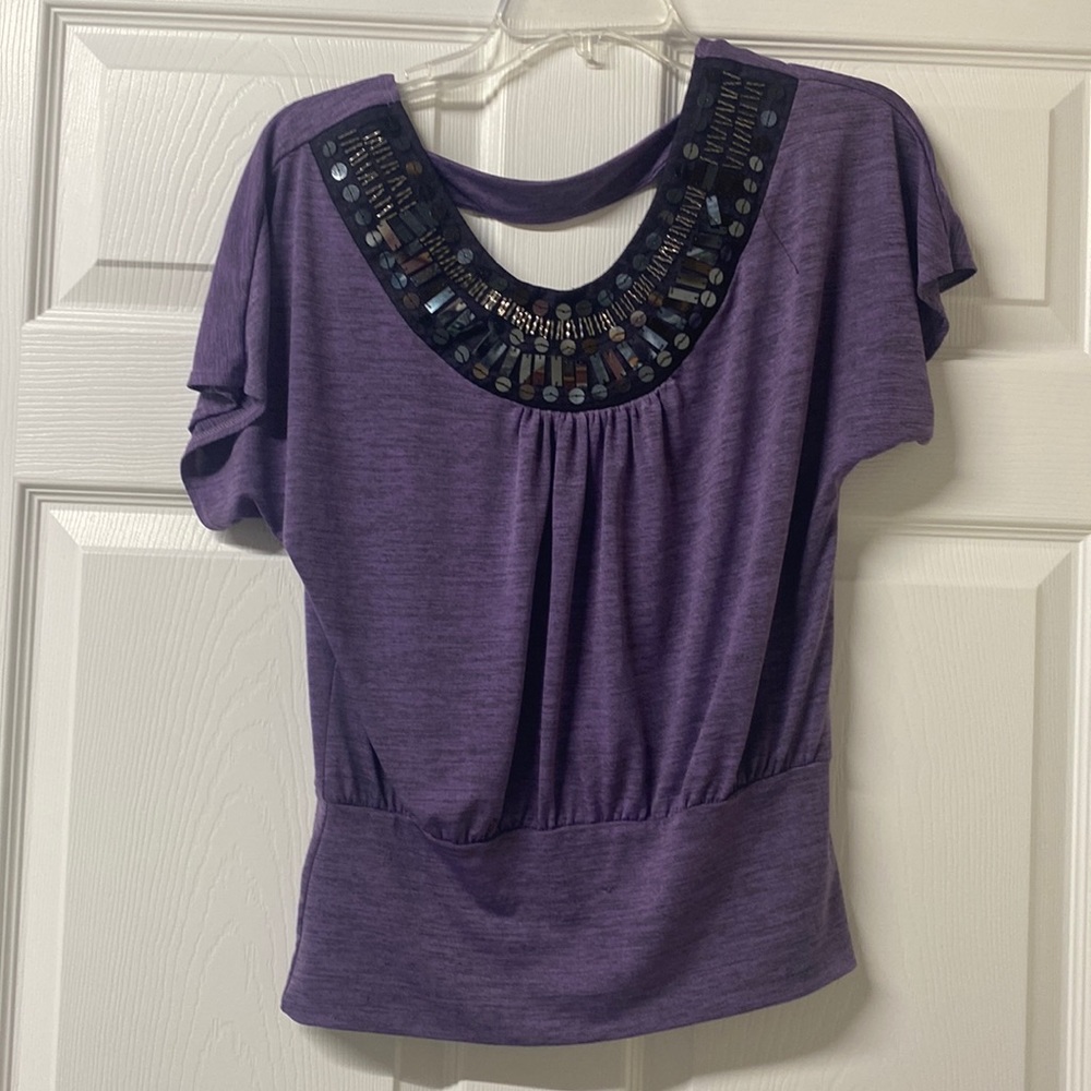 Purple dress shirt